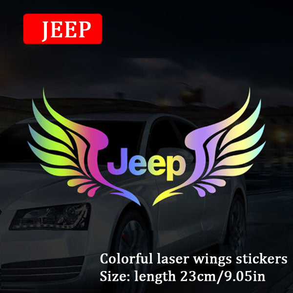 LAST SALE🔥49% OFF🔥3D Color Laser Reflective Car Sticker✨4PCS✨