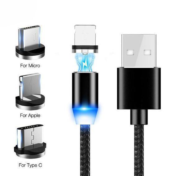 Magnetic Absorption Charging Cable