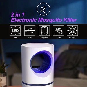 Mosquito And Flies Killer Trap - Suction Fan, No Zapper, Child Safe - Suitable For Outdoor,Indoor💥