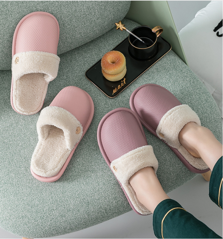 Removable lining indoor home shoes