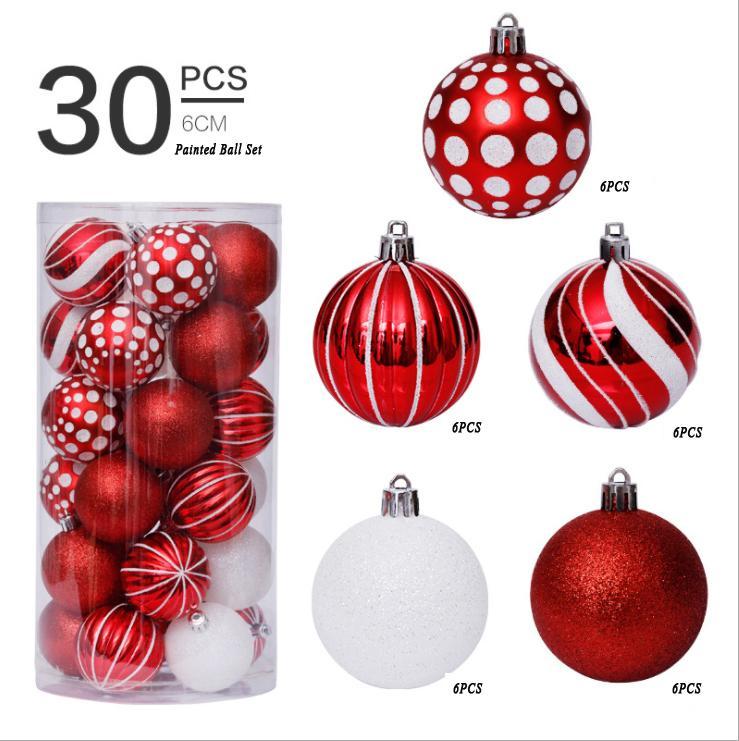 Special-Shaped Painted Christmas Ball Set