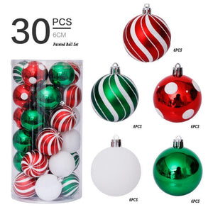 Special-Shaped Painted Christmas Ball Set