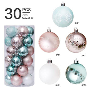 Special-Shaped Painted Christmas Ball Set