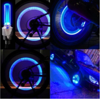 Premium LED Lights for Wheel Valve Caps Cars/Bikes