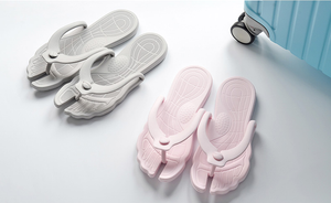 Portable detachable flip flops travel slippers