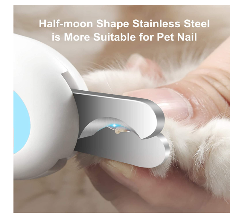 Splash-proof pet nail clippers