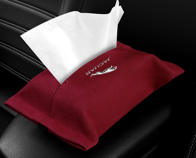 Car suede tissue box