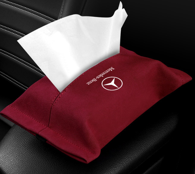 Car suede tissue box