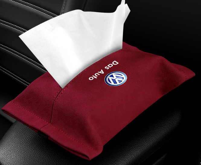 Car suede tissue box