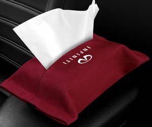 Car suede tissue box