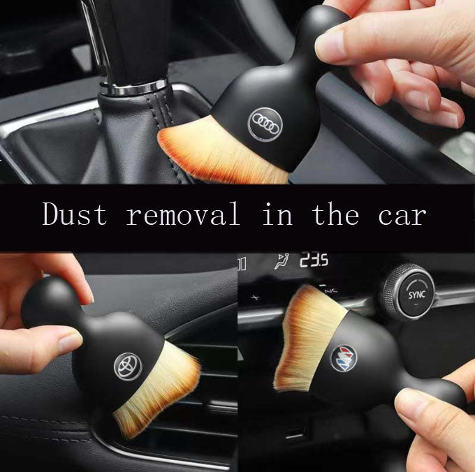 Car interior crevice dust brush