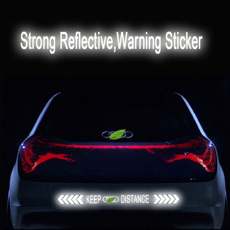 3D Keep Distance Reflective Warning Stickers ✨2PCS✨