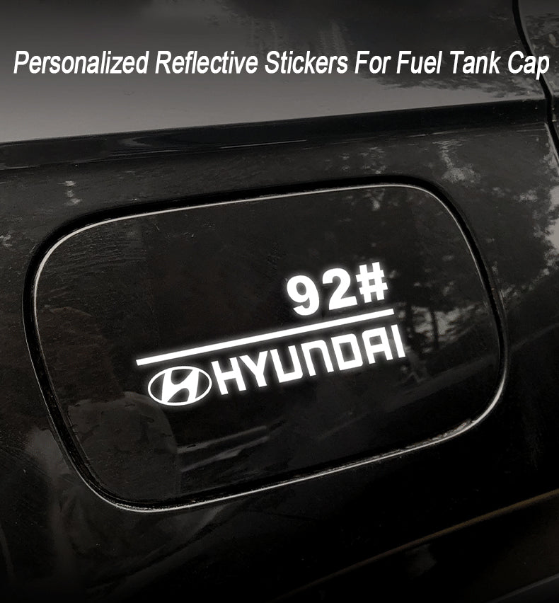 Car Fuel Tank Cap Personalized Reflective Car Label Sticker🎇4PCS🎇