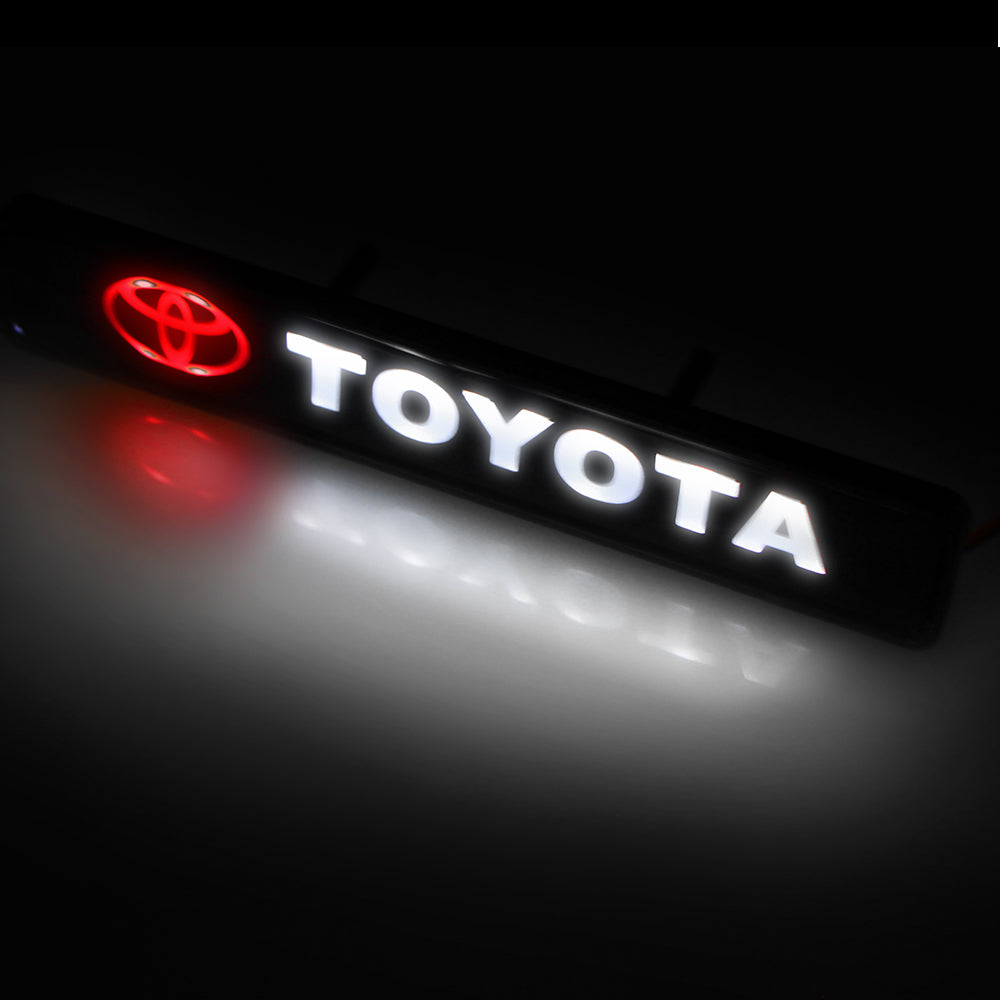 Stylish Atmosphere Car Center Grille LED Logo Light