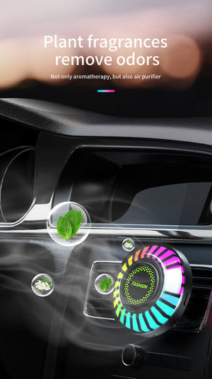 Car Voice-activated LED Aromatherapy Atmosphere Light