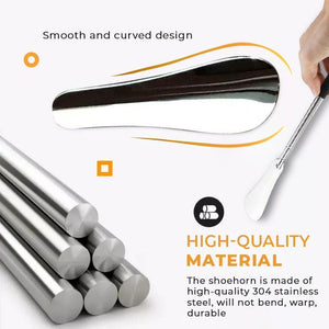 Stainless Steel Long Shoehorn