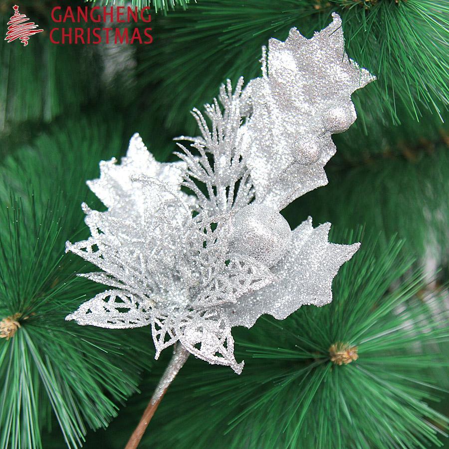 SANGHENG Hollow Christmas Tree Decoration Inserts And Leaves