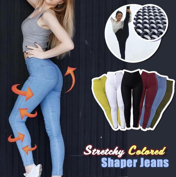 Stretchy Colored Shaper Jeans