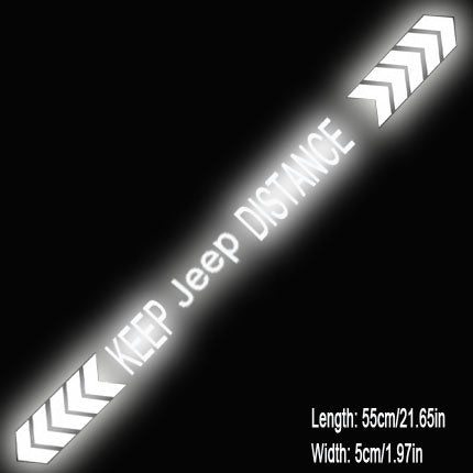 3D Keep Distance Reflective Warning Stickers ✨2PCS✨